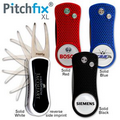 Pitchfix XL Spring-Action Golf Divot Tool W/Ball Marker